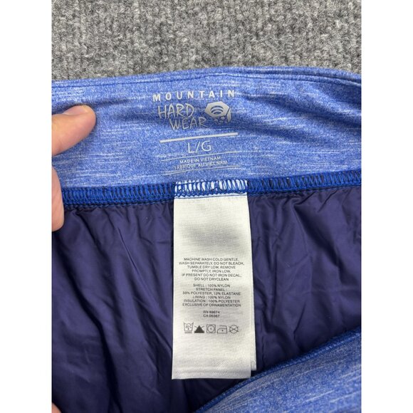 Mountain Hardwear Skirt Womens Large Blue Quilted Insulated Winter Outdoor - Picture 2 of 5